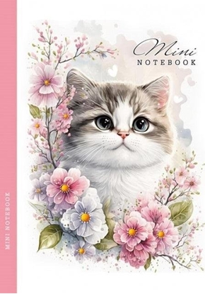 Picture of Notatnik 128x165/64K kratka kotek FRESH