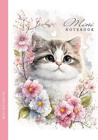 Picture of Notatnik 128x165/64K kratka kotek FRESH