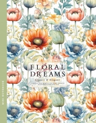 Picture of Notatnik 128x165/64K linia kwiaty FRESH