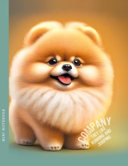 Picture of Notatnik 128x165/64K linia pies chow-chow FRESH