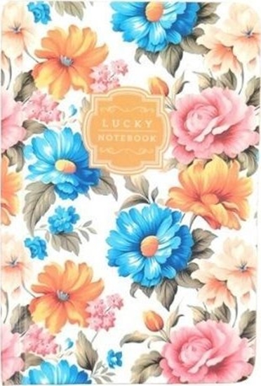 Picture of Notatnik 140x95/64K kratka Kwiaty FRESH