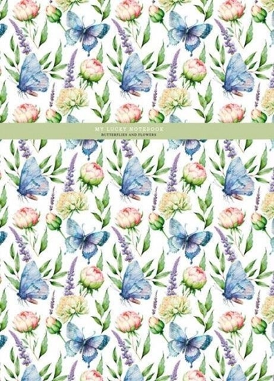 Picture of Notatnik 145x197/48K kratka kwiaty i motyle FRESH