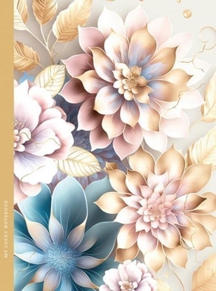 Picture of Notatnik 145x197/64K kratka kwiaty FRESH