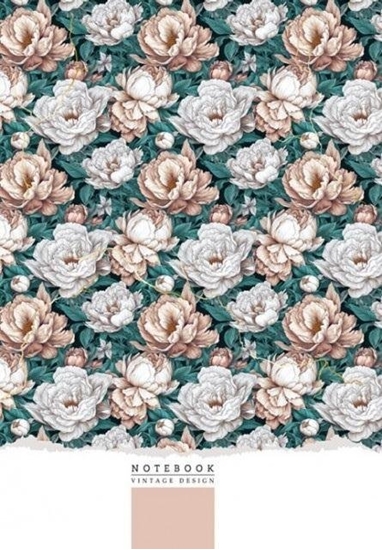 Picture of Notatnik 145x197/64K linia kwiaty FRESH