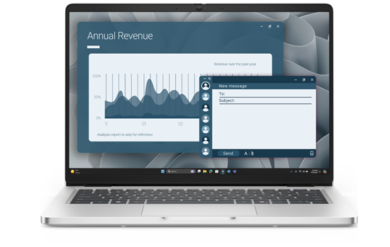 Picture of Dell Pro 14 PC14255 | Platinum Silver | 14 " | IPS | FHD+ | 1920 x 1200 pixels | Anti-glare | AMD Ryzen AI 5 PRO | 340 | 16 GB | DDR5 | Solid-state drive capacity 512 GB | AMD Radeon 840M Graphics | Windows 11 Pro | 802.11ax | Keyboard language English | 