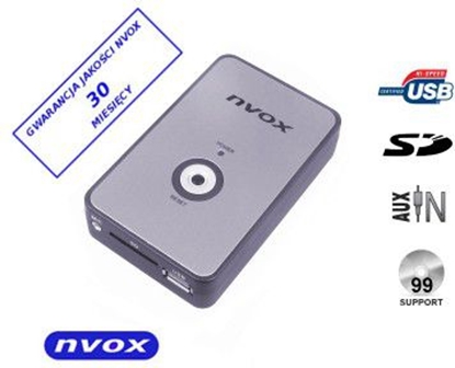 Picture of Nvox Zmieniarka cyfrowa emulator MP3 USB SD FIAT 8PIN NV1080A FIAT 8PIN