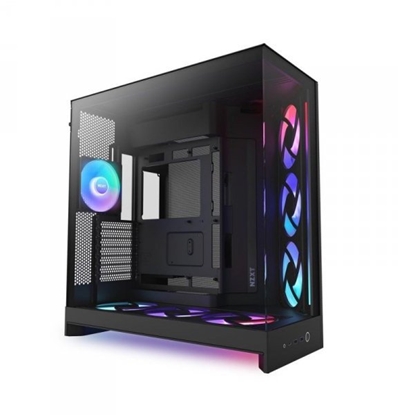 Изображение NZXT PC case H9 Flow RGB+ 2025 black