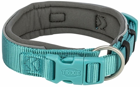 Изображение Obroa dla psa Trixie Premium Grafit Jasnoniebieski L/XL 53-62 cm