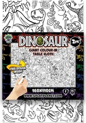 Attēls no Obrus do pomalowania Dinozaury 2szt