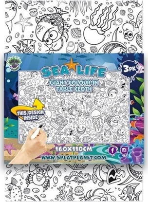 Attēls no Obrus do pomalowania Morskie ycie 2szt