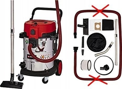 Изображение Odkurzacz przemysowy Einhell Einhell TE-VC 2350 SACL, wet/dry vacuum cleaner (red/stainless steel, 1,600 watts)