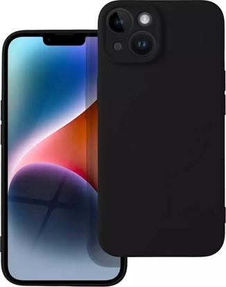 Attēls no OEM Futera SILICONE MAG COVER kompatybilny z MagSafe do IPHONE 14 czarny