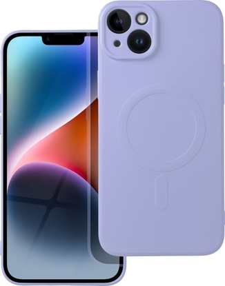 Attēls no OEM Futera SILICONE MAG COVER kompatybilny z MagSafe do IPHONE 14 Plus fioletowy