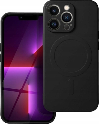 Attēls no OEM Futera SILICONE MAG COVER kompatybilny z MagSafe do SAMSUNG S24 czarny