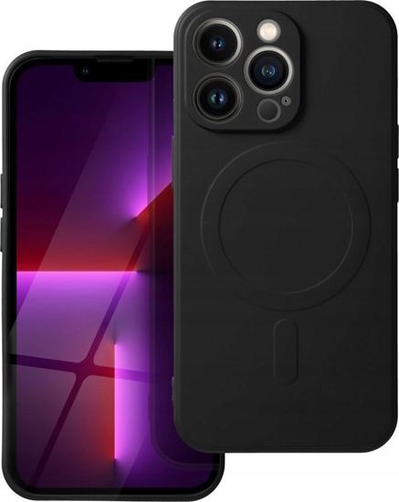 Picture of OEM Futera SILICONE MAG COVER kompatybilny z MagSafe do SAMSUNG S24 czarny