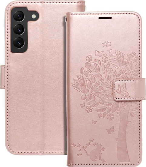 Picture of OEM Kabura MEZZO Book do SAMSUNG S22 drzewo zoty ró