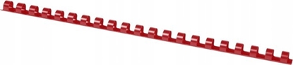 Picture of Office Products Grzbiety do bindowania OFFICE PRODUCTS, A4, 8mm (45 kartek), 100 szt., czerwone