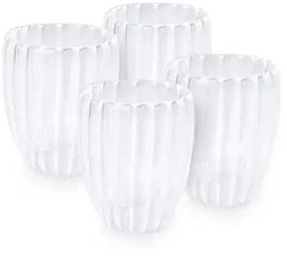 Attēls no OH - Dobbeltvæggede glas m. riller - 4 pak