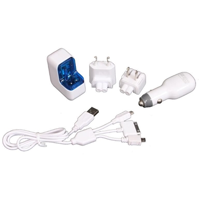 Picture of OMEGA Universal Universal Charger KIT 3in1 White