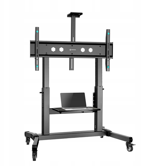 Picture of ONKRON Mobile TV Stand Rolling TV Cart for 50 to 100-Inch Screens up to 120 kg  black