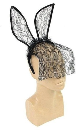 Picture of Opaska z welonem i uszami