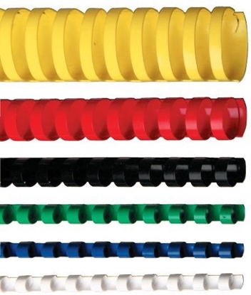 Picture of Opus Plastikowe grzbiety do bindowania 6mm czarny (ib06CZA)