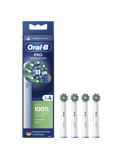 Picture of Oral-B | Toothbrush Heads | Cross Action Pro | Heads | For adults | Number of brush heads included 4 | Number of teeth brushing modes Does not apply