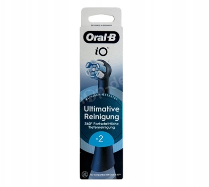 Attēls no Oral-B Sonic toothbrush head 8700216373807 / iO Ultimative Reinigung Double pack Black