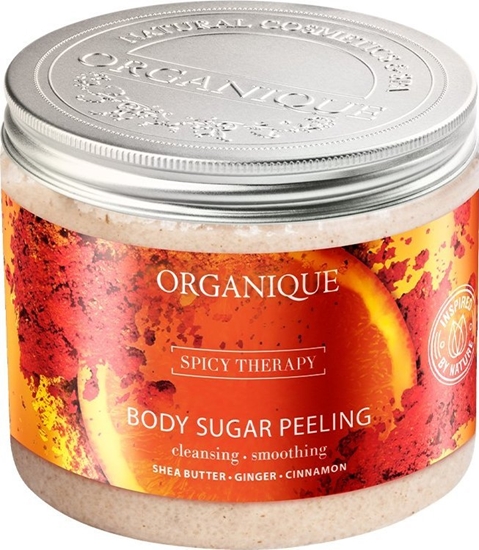 Picture of Organique Spicy Therapy Rozgrzewajcy peeling cukrowy do ciaa o zapachu pomaraczy i przypraw 200ml