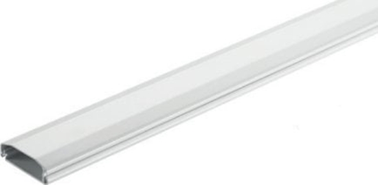 Picture of Organizer ExtraLink HAGOR HA Cablecover Click 110 White Aluminium Kabelkanal mit Klappdeckel 1100mm Laenge 60mm Breite 20mm Hoehe - zur Wandmontage -