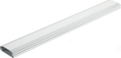 Attēls no Organizer Hagor HAGOR HA Cablecover Click 50 White Aluminium Kabelkanal mit Klappdeckel - zur Wandmontage - 500mm Laenge 60mm Breite 20mm Hoehe