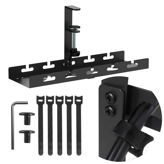 Изображение Organizer podbiurkowy MC-105 B, na kable 