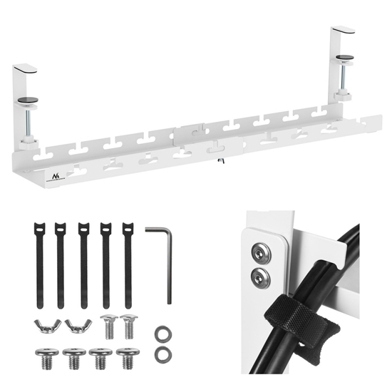 Изображение Organizer podbiurkowy na kable MC-103W