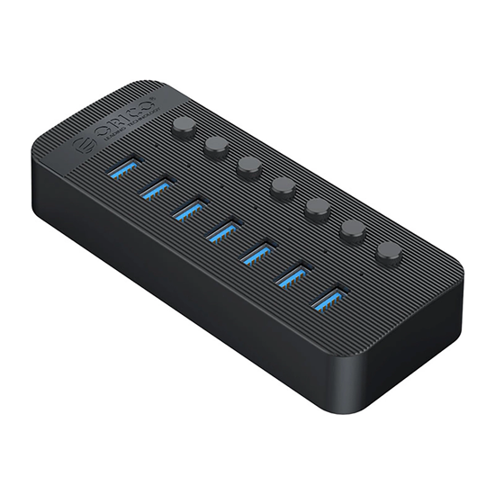 Picture of Orico CT2U3-7AB 7x USB-A 3.0 Hub with Switches - B