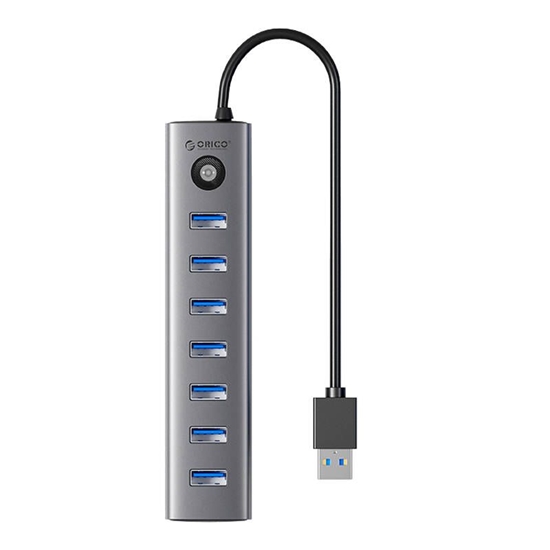 Picture of HUB USB Orico Adapter Hub Orico CL7U USB-C do 7x USB 3.0 (szary)