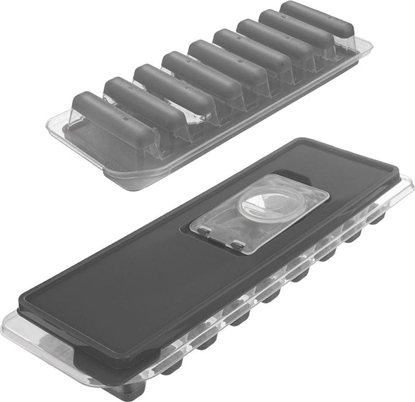 Attēls no Orion Forma SILIKONOWA na lód, do kostek lodu, z pokrywk, podune kostki, atwe wyciganie