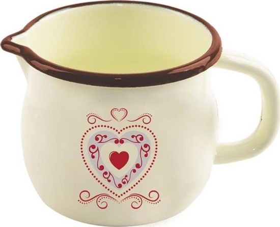 Изображение Orion Kubek / garnek emaliowany z uchwytem 12cm SERCE uniwersalny