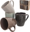 Picture of Orion Kubek ceramiczny, 250 ml, do picia, kawy, herbaty, na prezent, zestaw, komplet kubków, 4 sztuki