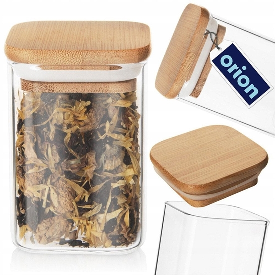 Picture of Orion Pojemnik na produkty sypkie szklany z pokrywk i uszczelk 200 ml