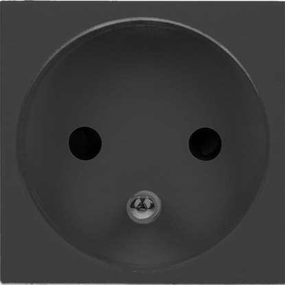 Picture of Orno NOEN FR, gniazdo moduowe 45x45mm 1x2P+Z, typ E french, 16A 250V, czarne