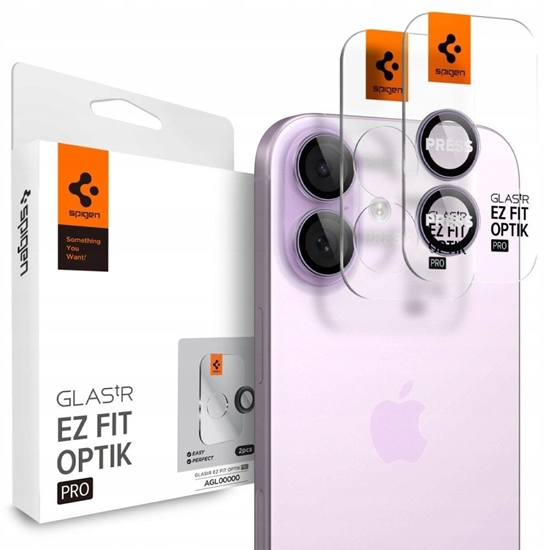 Picture of OSONA APARATU SPIGEN OPTIK PRO GLAS.TR EZ FIT CAMERA PROTECTOR 2-PACK IPHONE 16 / 16 PLUS / 17 PURPLE
