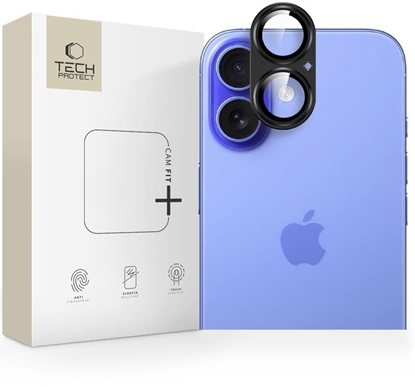 Изображение Tech-Protect Tech-Protect Camfull Fit+ Camera Cover for iPhone 17 - Black