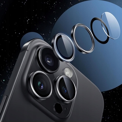 Изображение Tech-Protect Tech-Protect Camring Fit+ Camera Cover for iPhone 14 Pro / Max / 15 Pro / Max / 16 Pro / Max / 17 Pro / Max - Orange