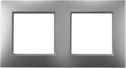 Изображение Ospel Aria Ramka podwójna srebro (R-2U/18)