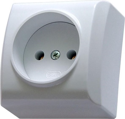 Picture of Ospel Gniazdo BIS pojedyncze natynkowe biae (GN-1B/00)