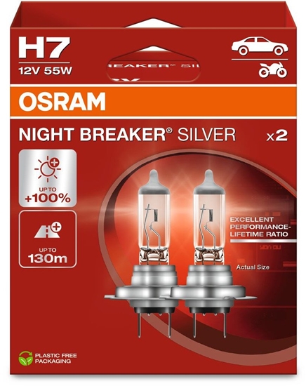 Picture of Osram Night Breaker Silver - H7 Car Bulbs