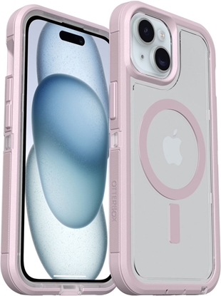 Attēls no OtterBox Defender XT protective case, Apple iPhone 16e/15/14/13, pink / transparent