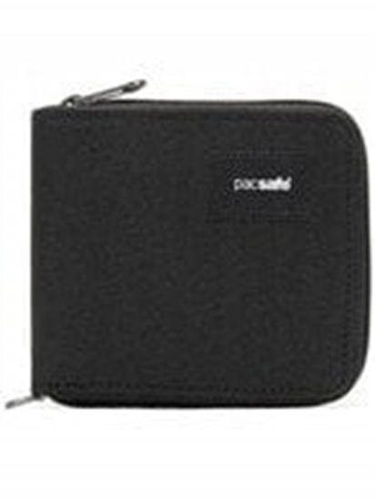 Picture of Pacsafe RFIDsafe Zip Around Wallet schwarz