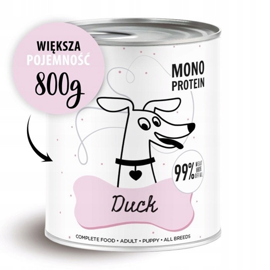 Изображение Paka Zwierzaka PEPE Duck (kaczka) puszka 800g
