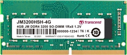 Изображение Pami do laptopa Transcend Transcend JetRam JM3200HSH-4G modu pamici 4 GB 1 x 4 GB DDR4 3200 Mhz